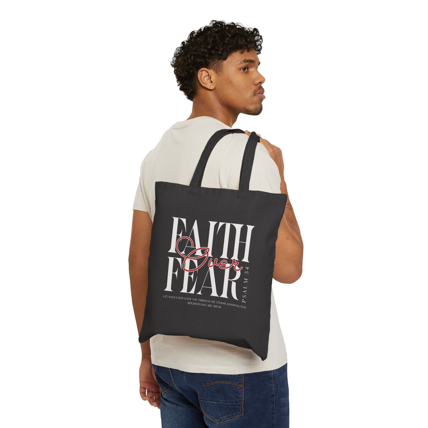 Faith Over Fear Tote Bag